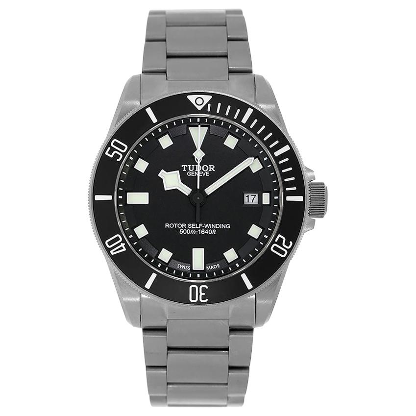 Tudor Pelagos Titanium Black Dial Diver Watch 25500TN