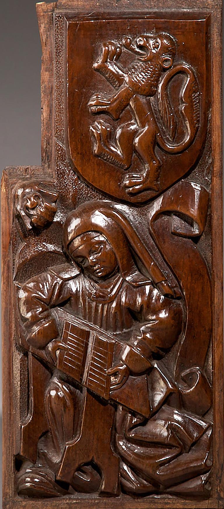 British Tudor Pre Reformation Yew Panels, English, circa 1500-1540