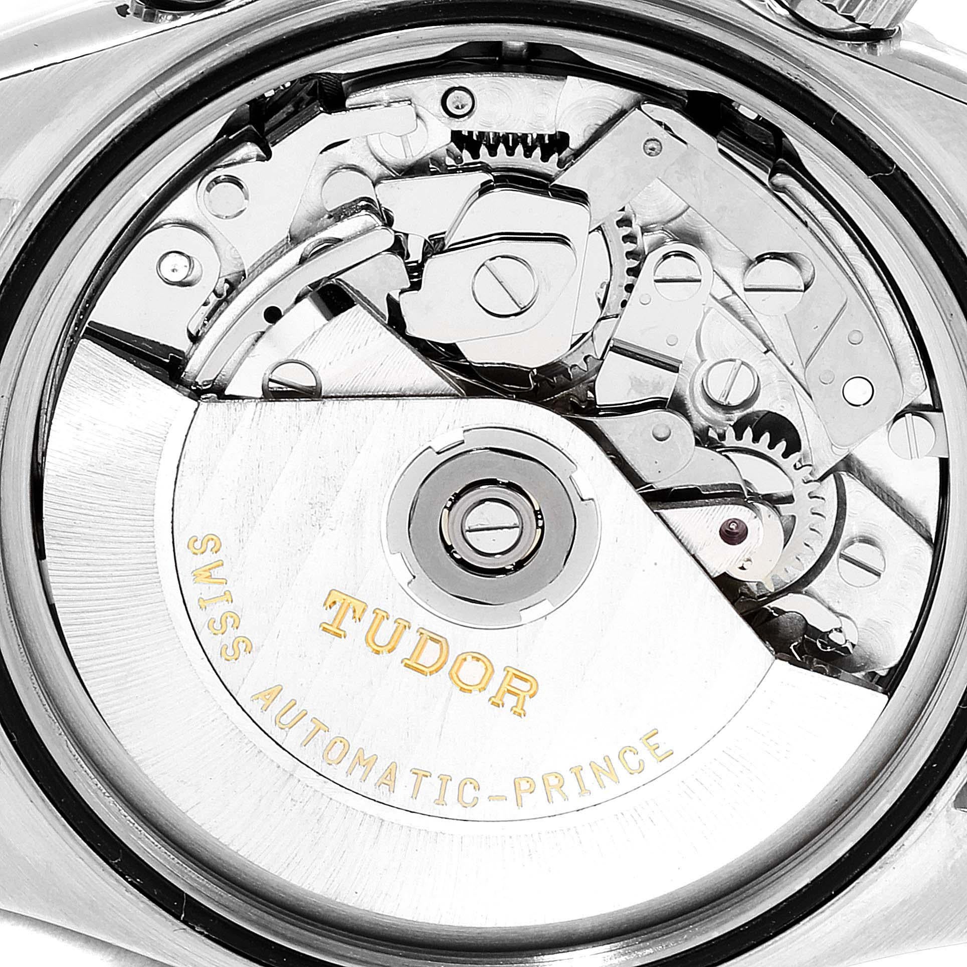 Tudor Prince Black Dial Chronograph Steel Mens Watch 79280 For Sale 1