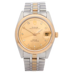 Tudor Prince Date 0 74000 Men Yellow Gold & Stainless Steel 0 Watch