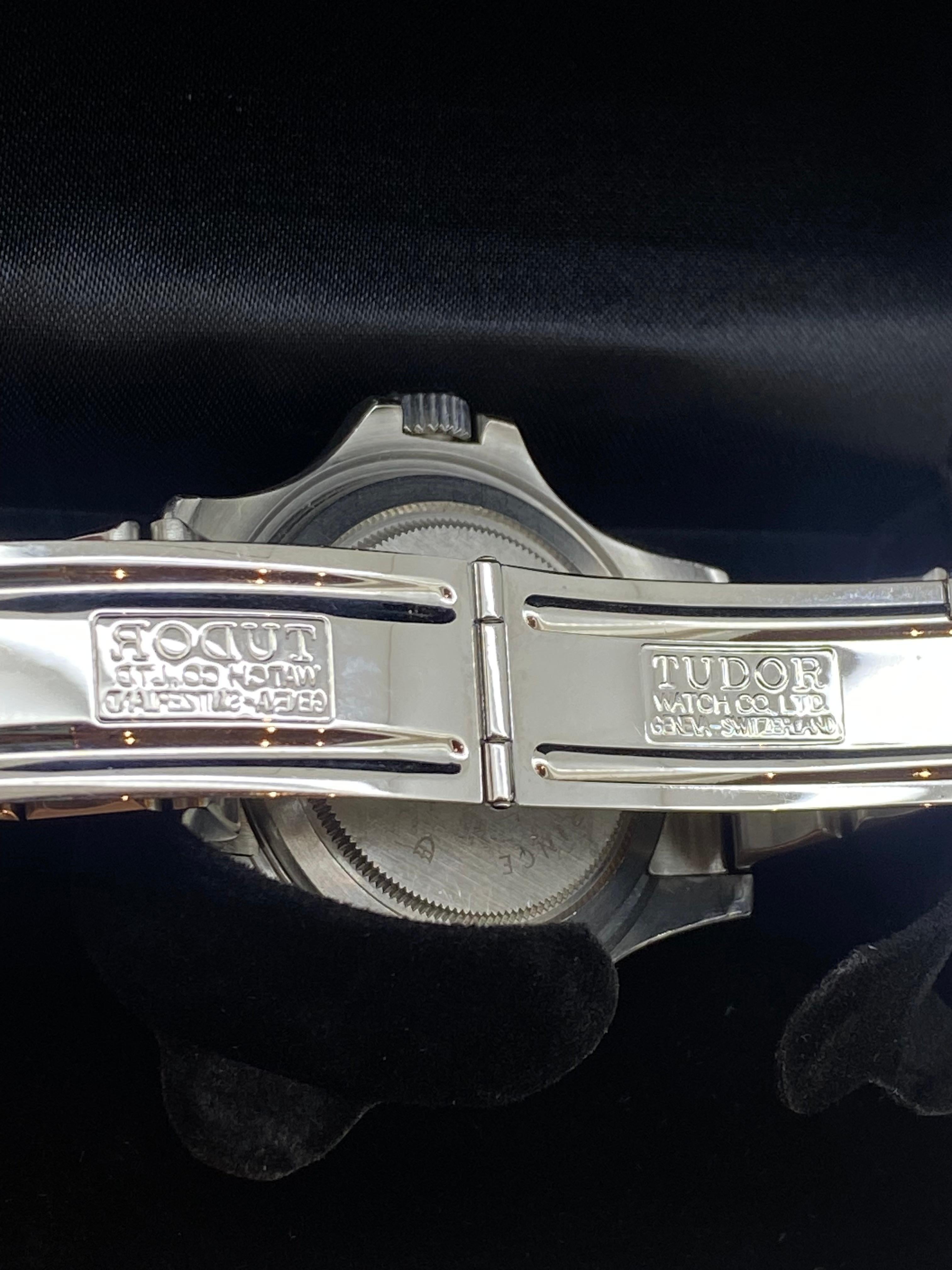 Reloj Tudor Prince Date 200m 660ft Hydronaut ref 89190 Esfera Negra Acero Hombre en venta 7