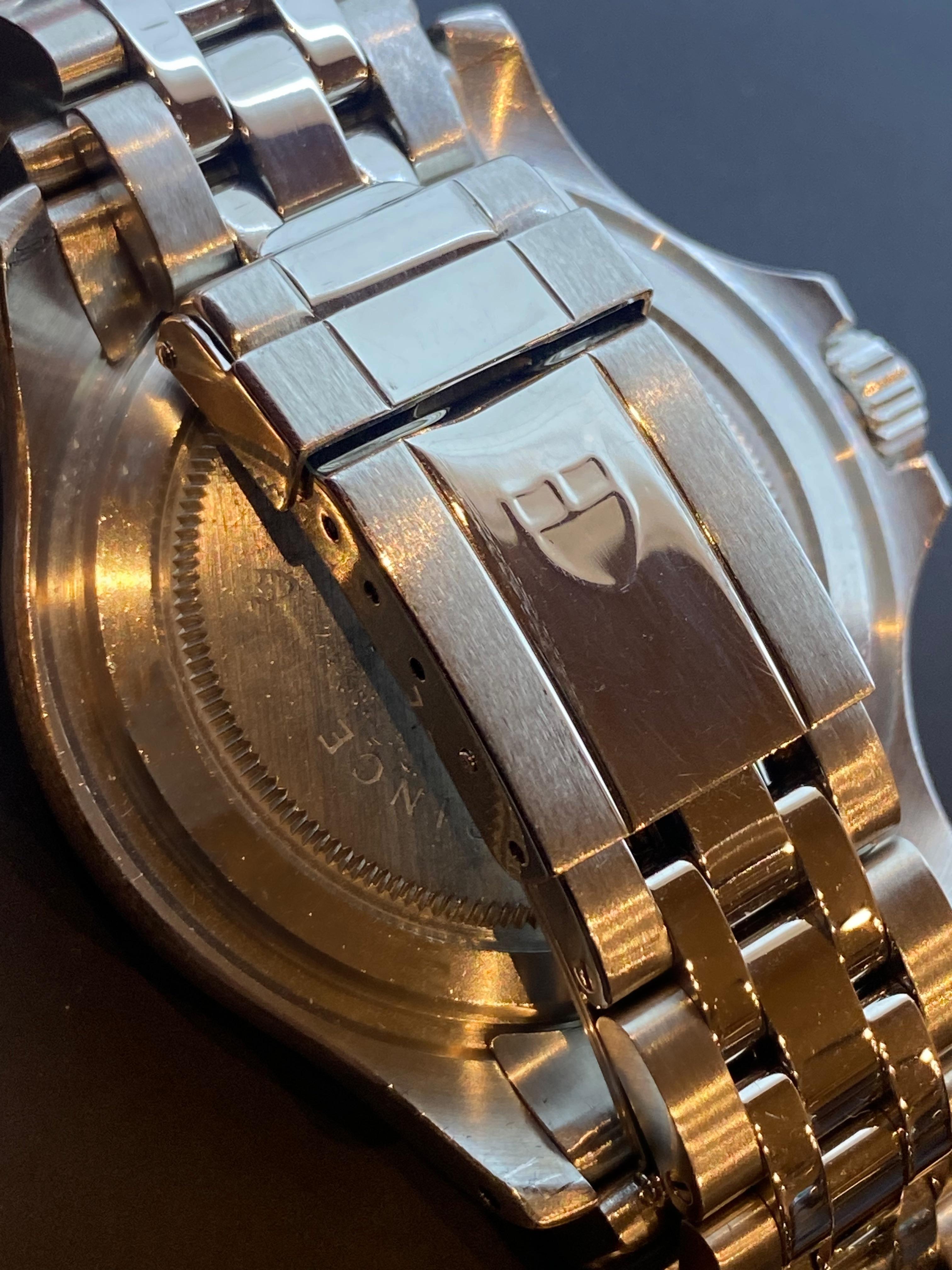 De los hombres Reloj Tudor Prince Date 200m 660ft Hydronaut ref 89190 Esfera Negra Acero Hombre en venta