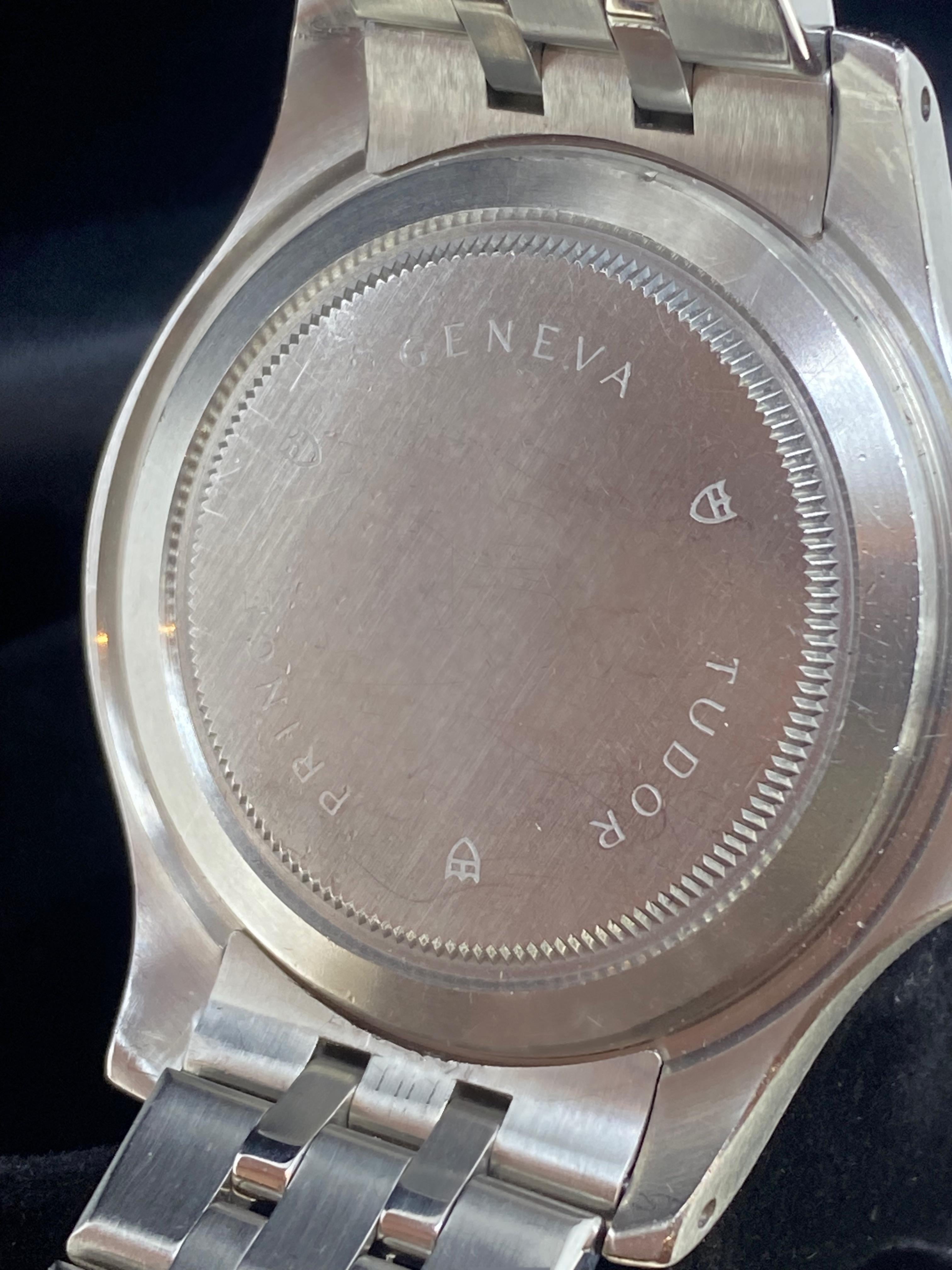 Reloj Tudor Prince Date 200m 660ft Hydronaut ref 89190 Esfera Negra Acero Hombre en venta 5