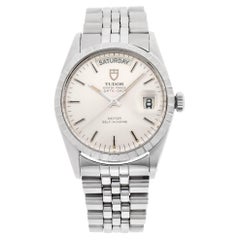 Tudor Prince Date 94510 Automatic Watch Stainless Steel Silver Dial