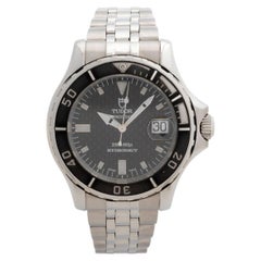 Tudor Prince Date Hydronaut. 40.5mm, Carbon Effect Dial, Discontinued, Yr 2002.