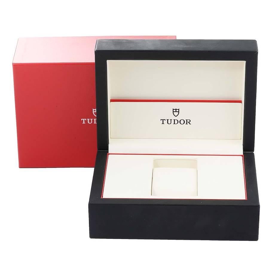 Tudor Prince Day Date Stahl-Herrenuhr 76200 mit schwarzem Zifferblatt 8