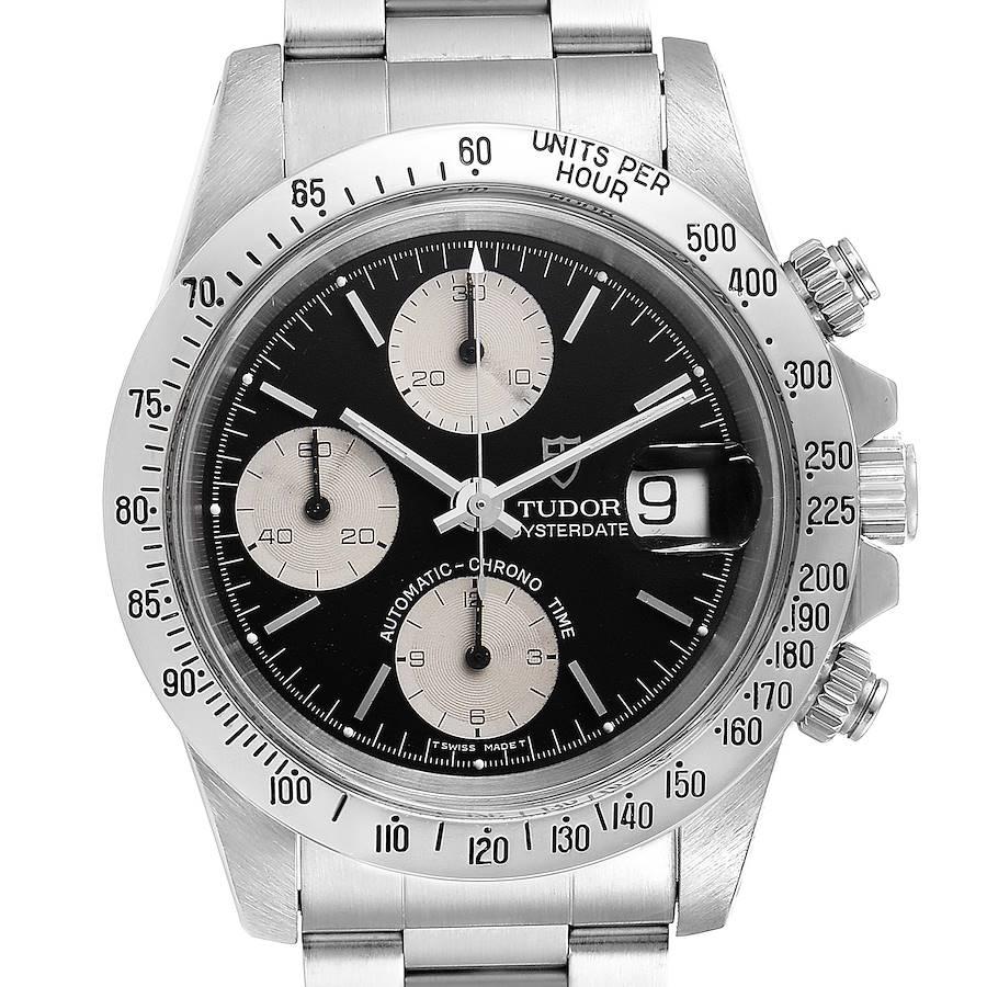Tudor Prince Oysterdate Black Dial Chronograph Mens Watch 79180 For Sale