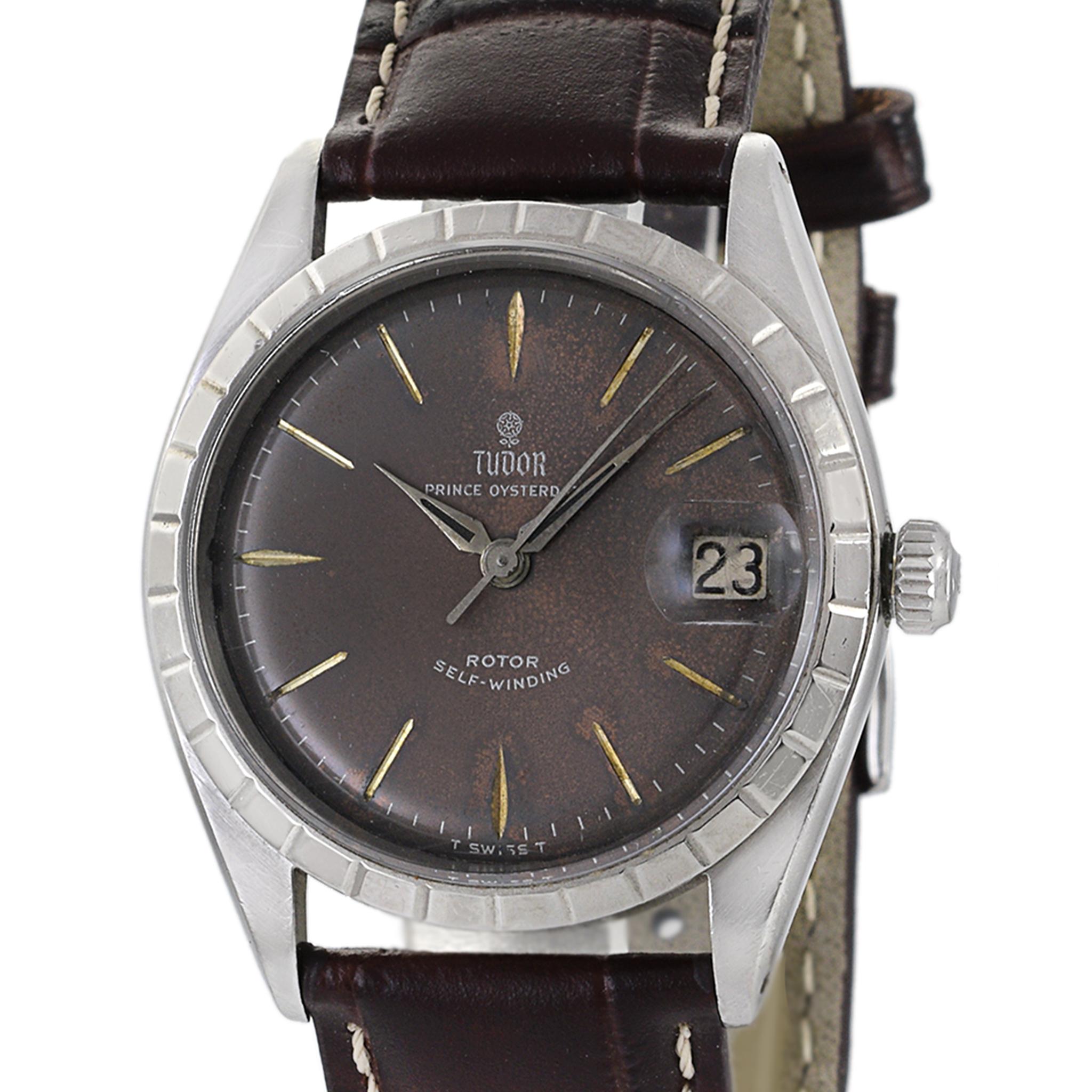 Tudor Prince Oysterdate Reference 7966 In Good Condition For Sale In New York, NY