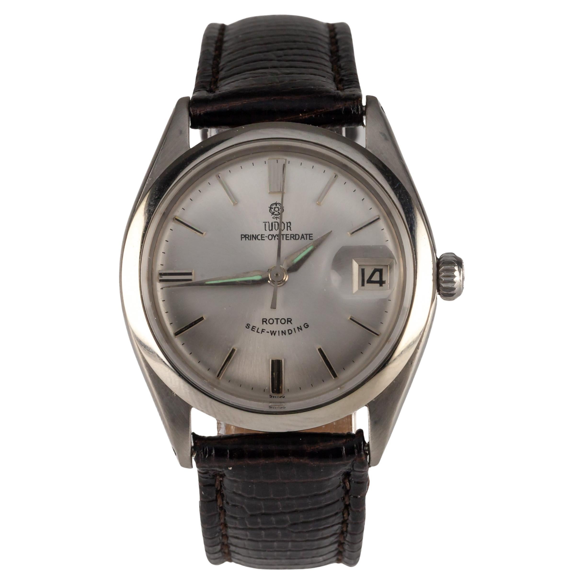 Montre homme Tudor Prince Oysterdate en acier inoxydable 7966
