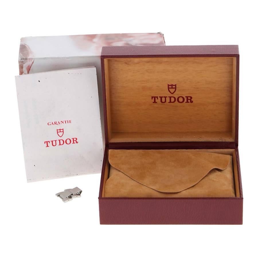 Tudor Prince Oysterdate Vertical Panda Dial Mens Watch 79180 Box Papers For Sale 6