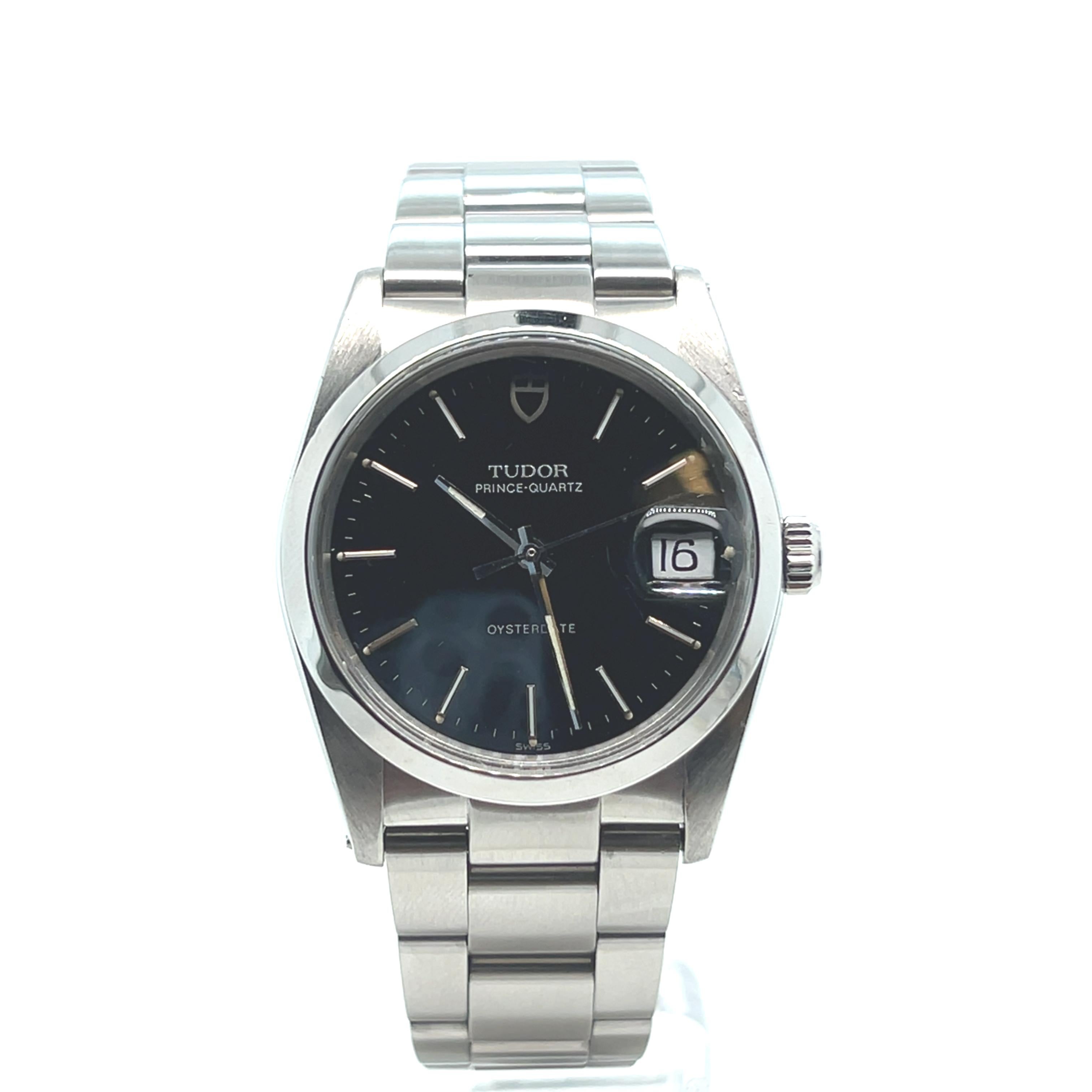 Tudor Prince Oysterdate Watch In Excellent Condition For Sale In Vannes, FR