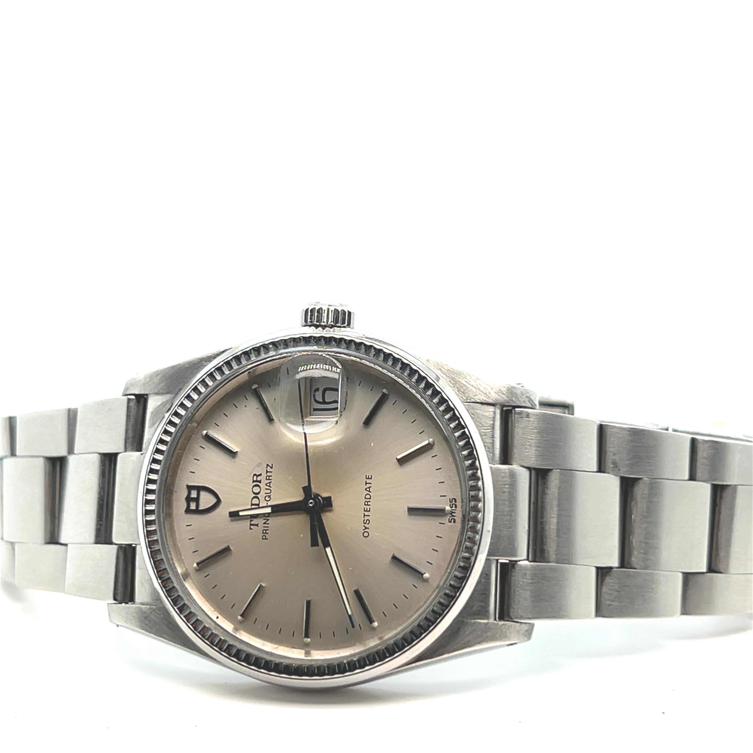 Tudor Prince Oysterdate Watch In Excellent Condition In Vannes, FR