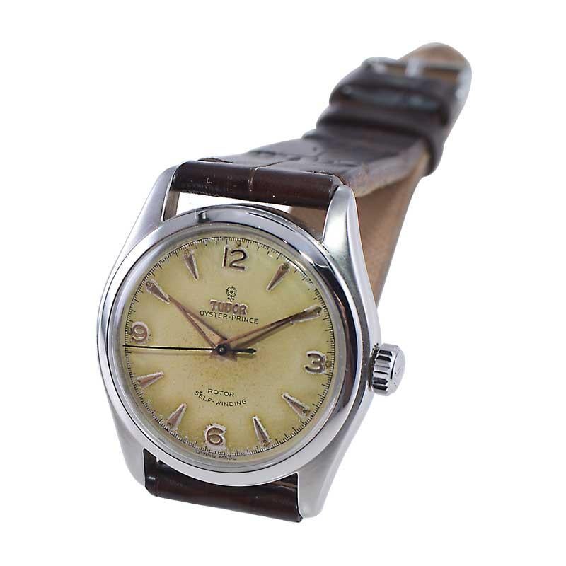 Women's or Men's Tudor Prince Stainless Steel with Original Dial From 1954