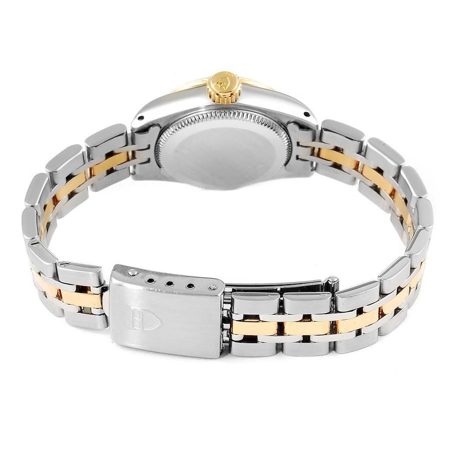 Tudor Tudor Princess Date Uhr, Stahl, Gelbgold, Silber, Diamant-Zifferblatt 92513 im Angebot 5