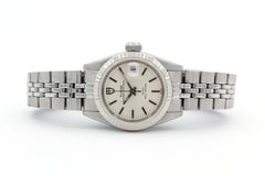 Tudor Princess Oyster Date 92414N Stainless Steel 25mm Jubilee White Gold Bezel
