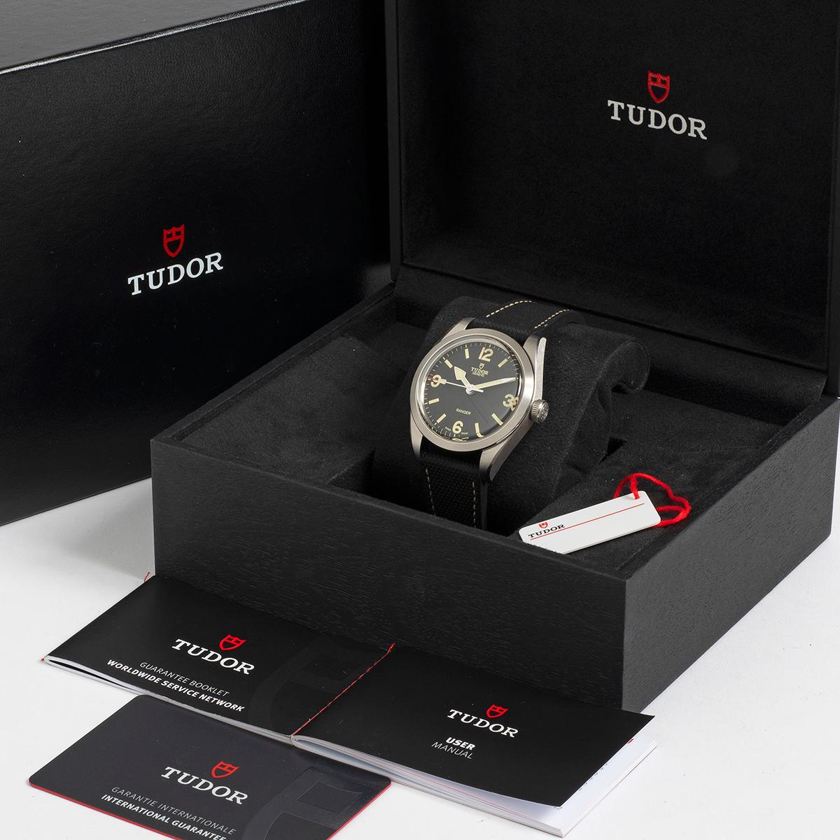 Tudor Ranger Wristwatch Ref 79950, 39mm Case, Near New Condition. In Excellent Condition In Canterbury, GB