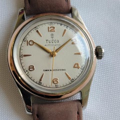 Tudor Ref 951 Rose Gold Bezel 34mm 1950s Mens Vintage Bumper Automatic RA645