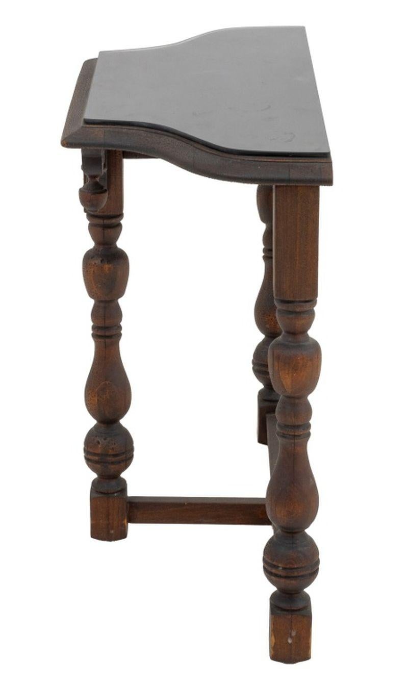 Tudor Revival Turned Wood Accent Table, ca. 1920 For Sale 1