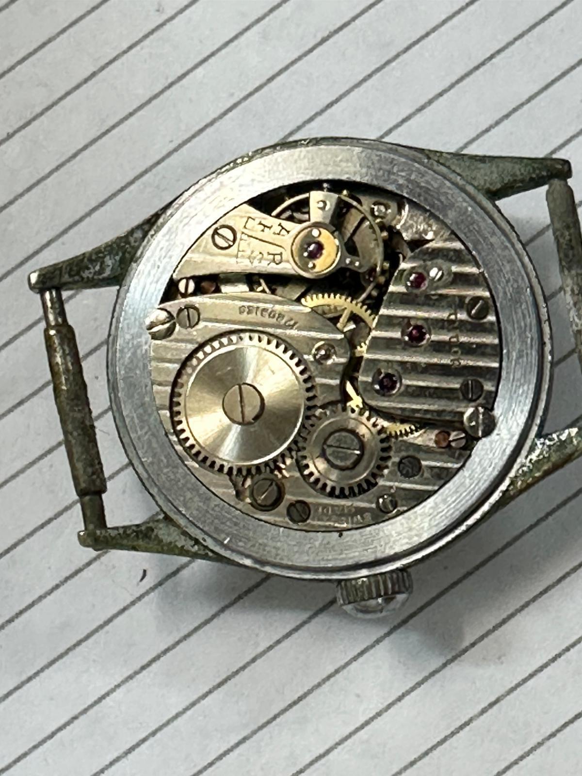 Men's Tudor Rolex Rose Logo Radial Arabic Numerals c1960's 30mm Manual Mens' Watch For Sale