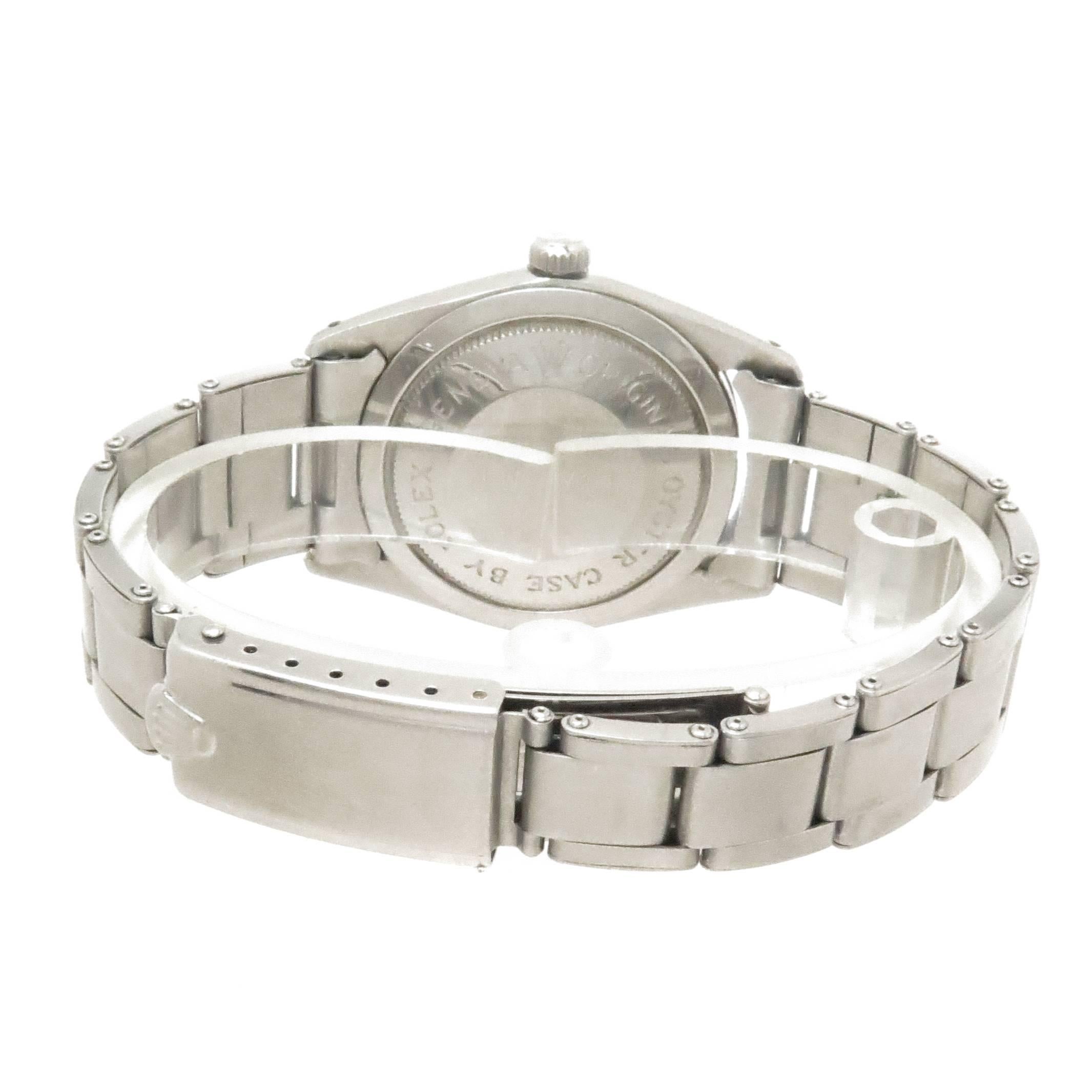  Tudor Montre-bracelet Rolex en acier inoxydable Oyster Prince Cotton Bowl:: 1972 Unisexe 