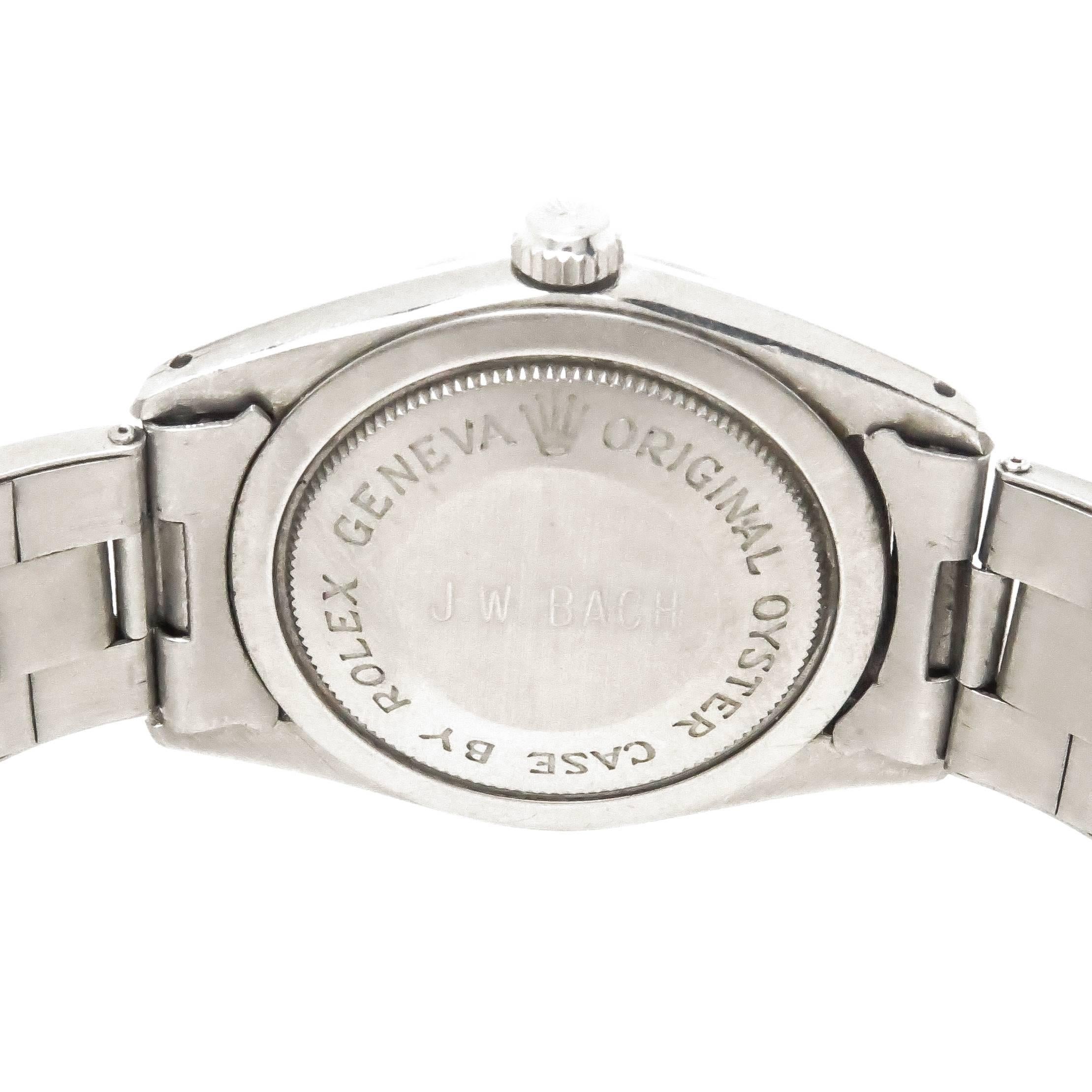 Tudor Montre-bracelet Rolex en acier inoxydable Oyster Prince Cotton Bowl:: 1972 1