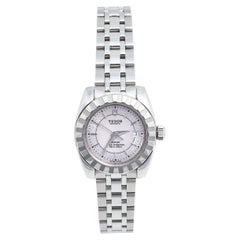 Tudor Silver Stainless Steel Classic 22010 Women's Wristwatch 28 mm