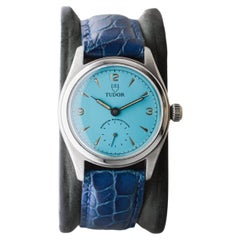 Tudor Edelstahl von 1956 mit individueller Oberfläche auf dem Original Zifferblatt