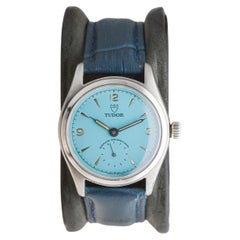 Tudor Stainless Steel From 1956 with Custom Finish on the Original Dial
