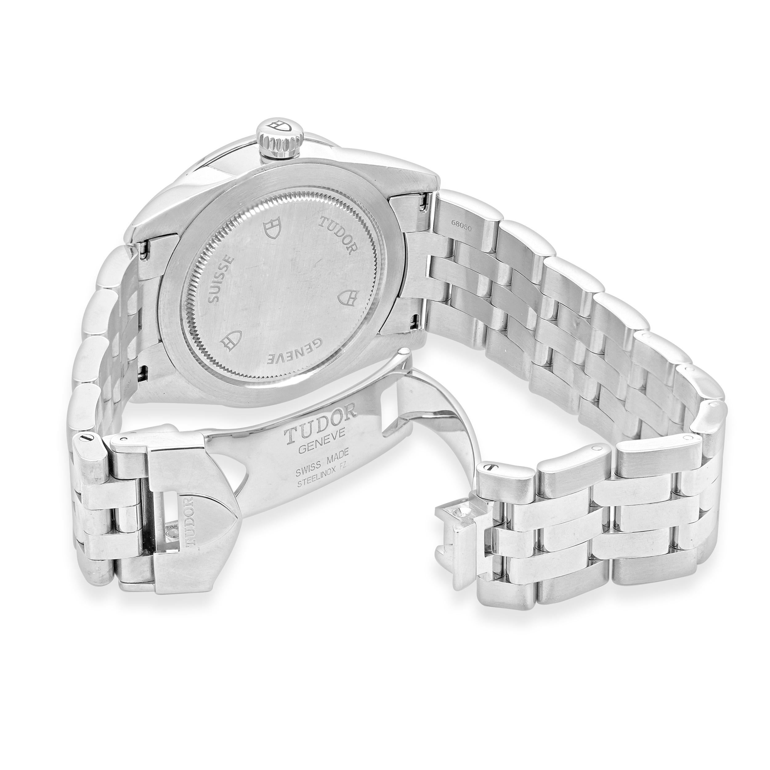 Femenino o masculino Tudor Acero Inoxidable Glamour Date 36mm en venta