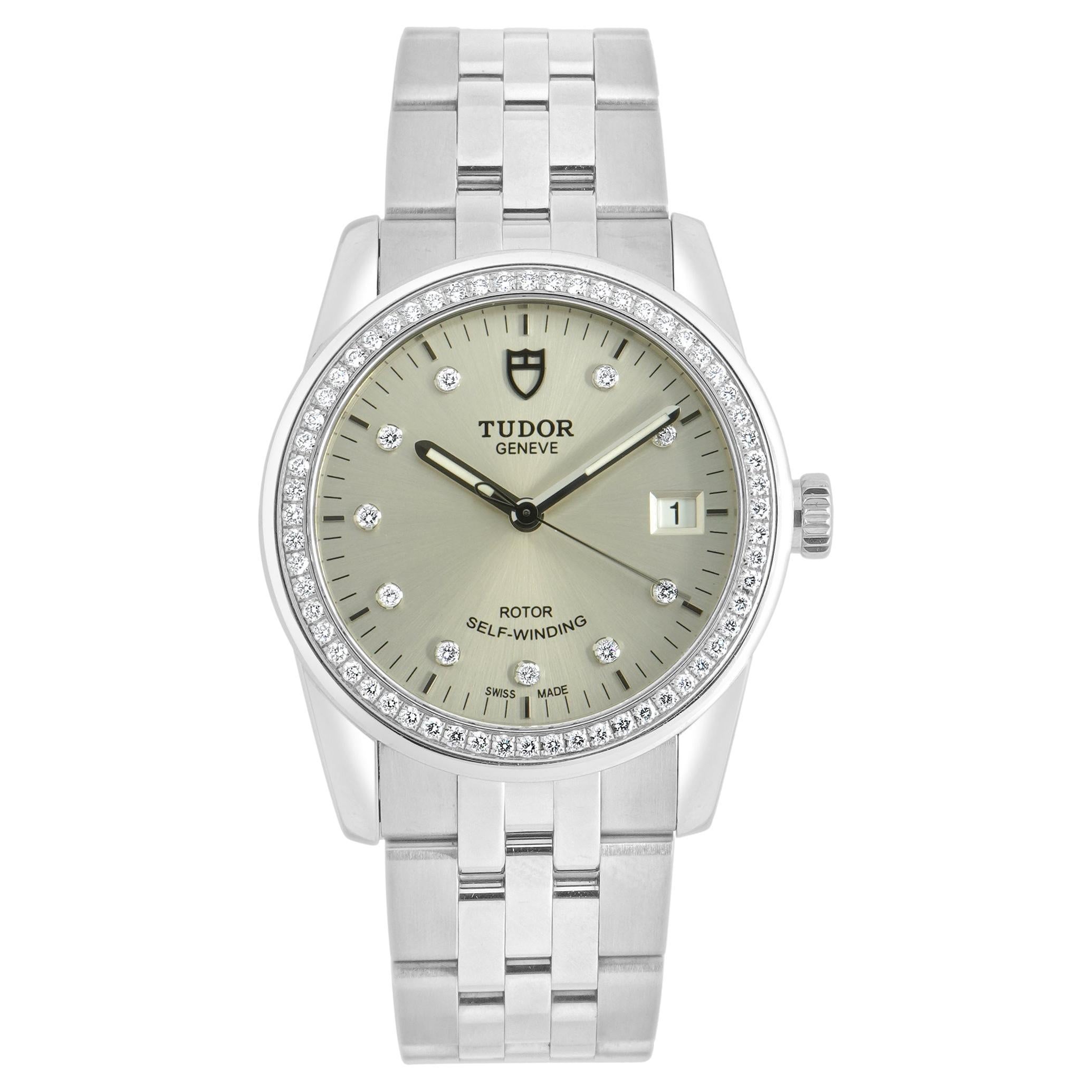 Tudor Acero Inoxidable Glamour Date 36mm