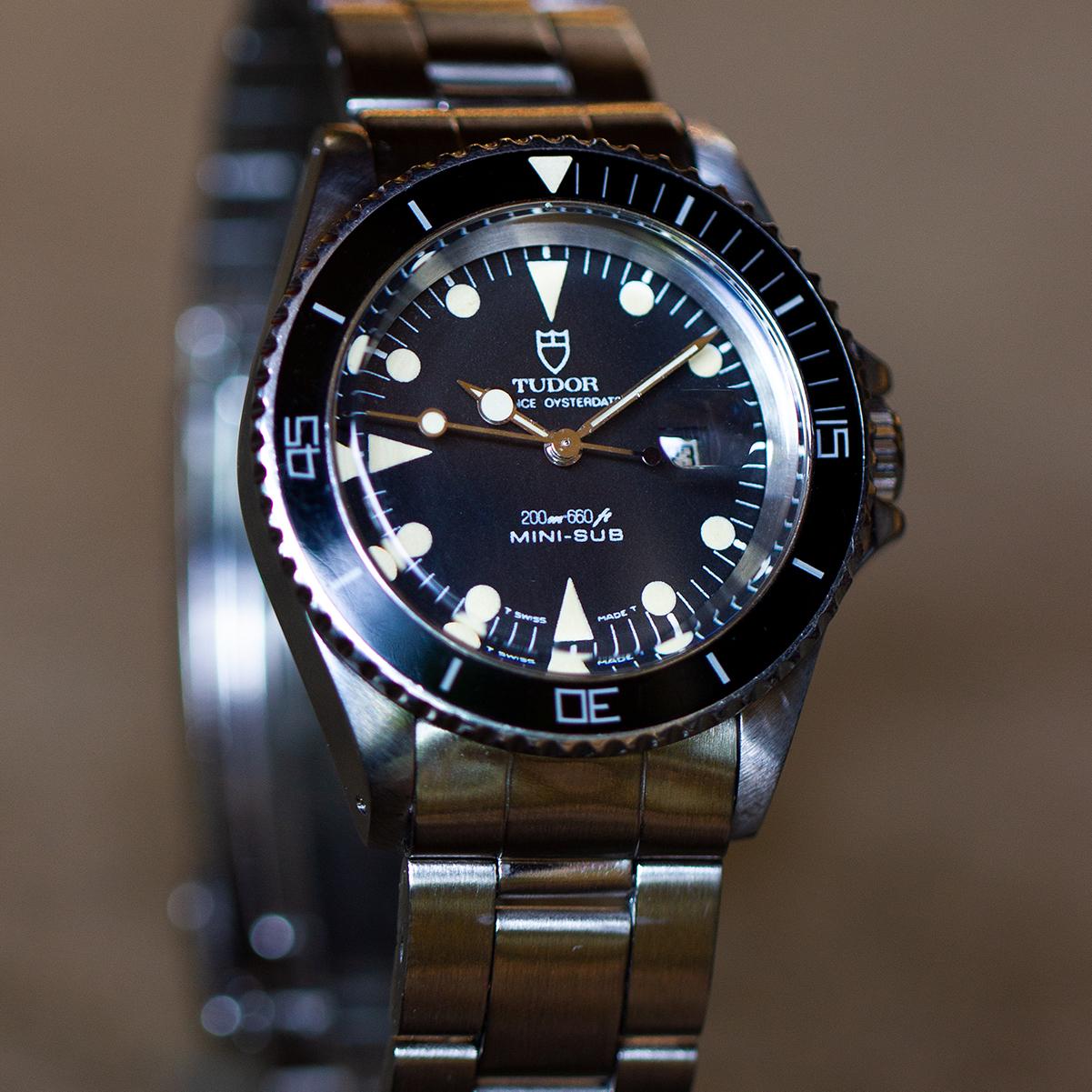 Tudor Stainless Steel Mini-Sub Ref 94400, circa 1985 1