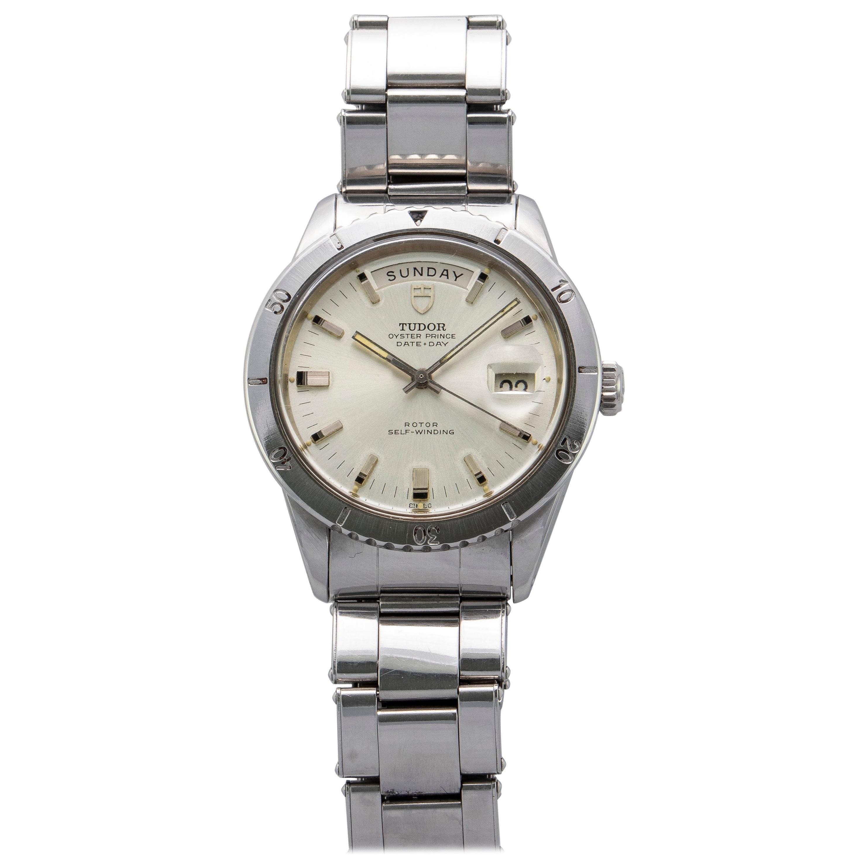 Tudor Stainless Steel Oyster Prince Date Automatic Watch, 1960s