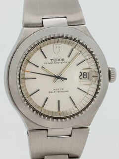 Tudor Stainless Steel Prince Oysterdate Wristwatch Ref 9101/0