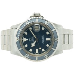 Tudor Stainless Steel Snowflake Submariner Blue/Blue 40