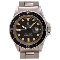 Retro Tudor Stainless Steel Submariner Midsize Automatic Wristwatch Ref 94400