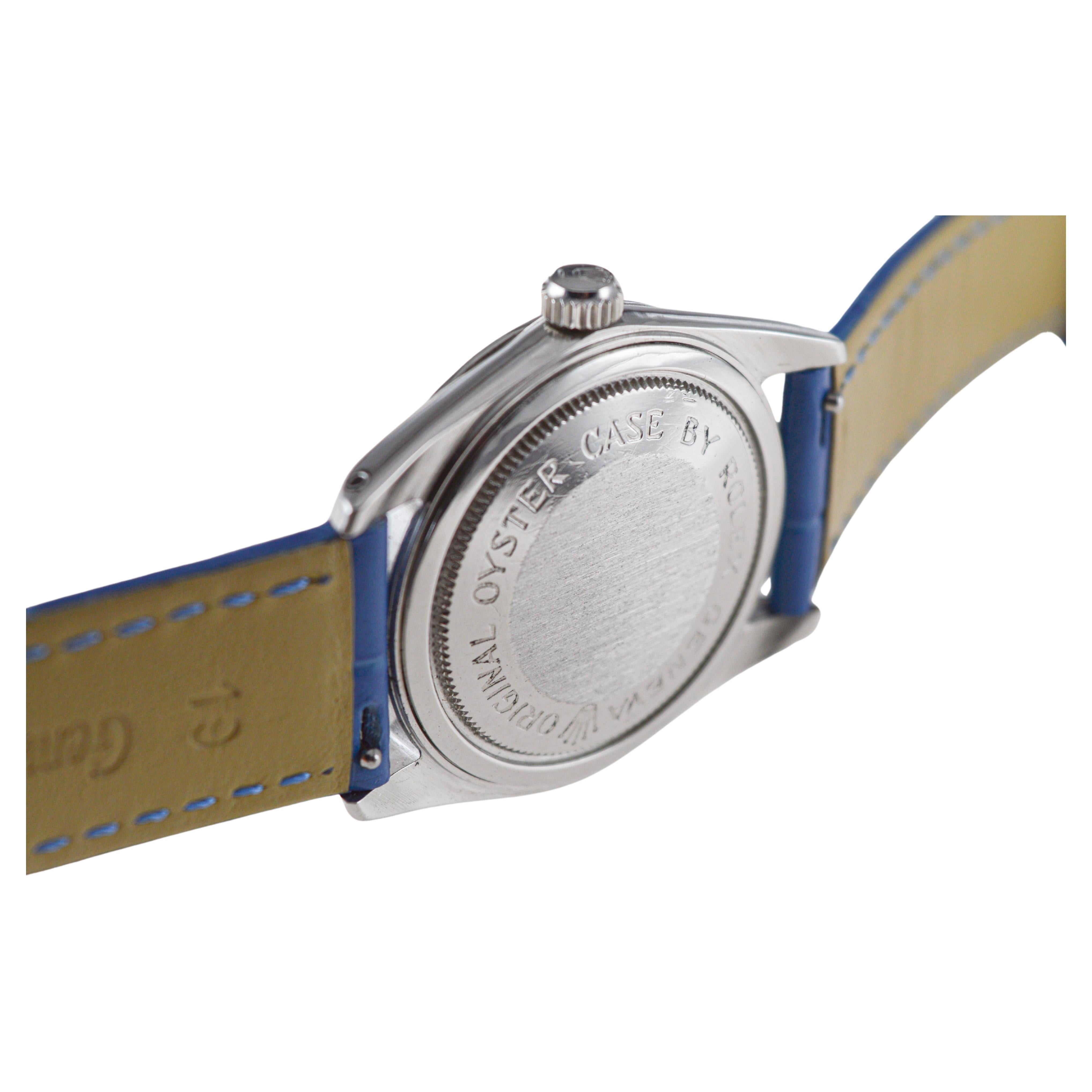 Tudor Stainless Steel with Custom Finish on the Original Dial Original Bracelet 5