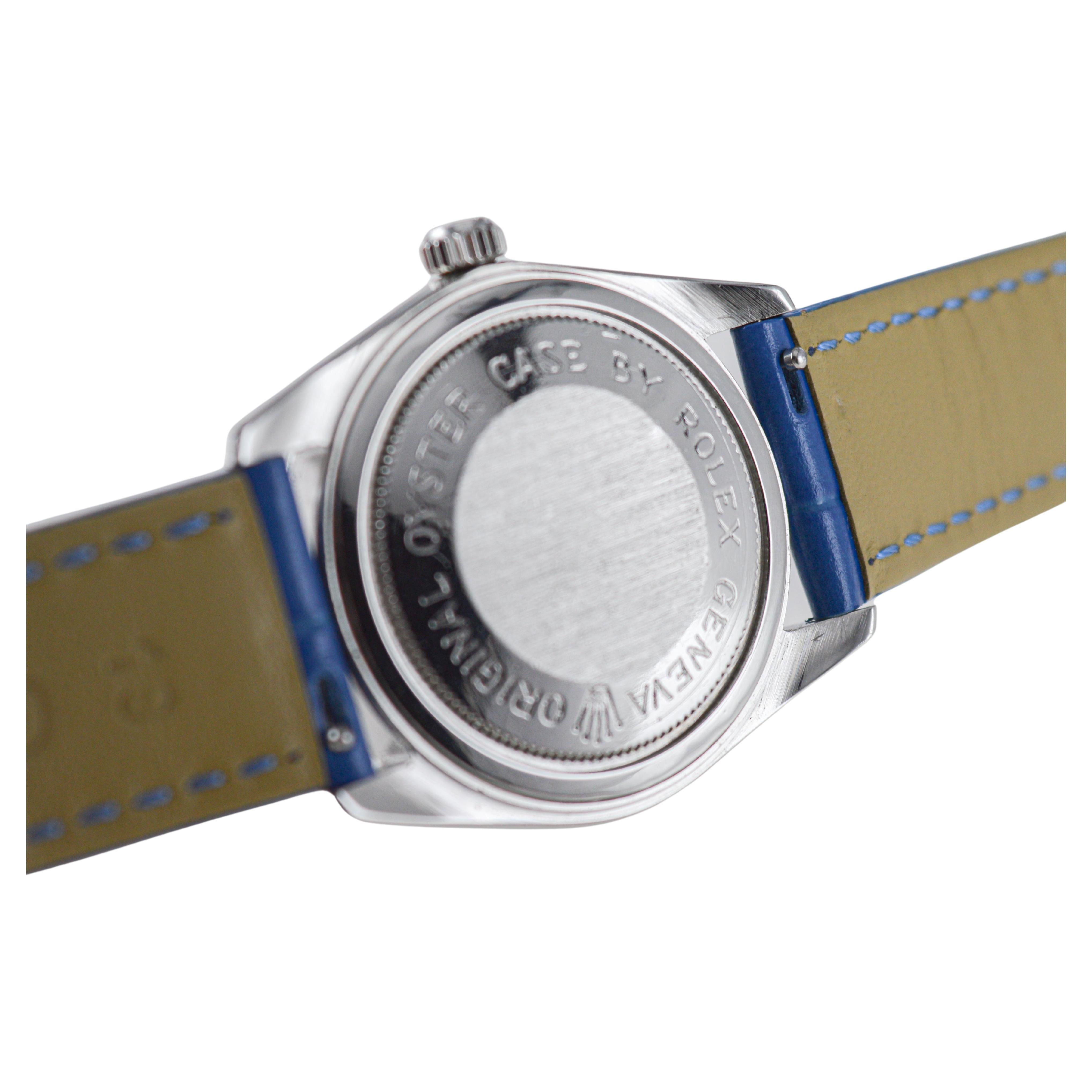 Tudor Stainless Steel with Custom Finish on the Original Dial Original Bracelet 6