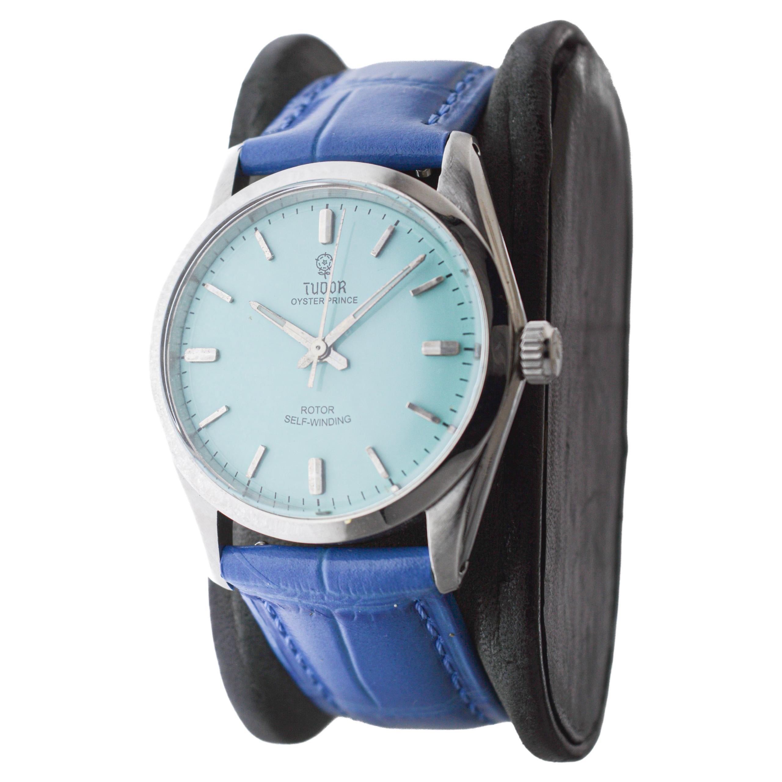 Tudor Stainless Steel with Custom Finish on the Original Dial Original Bracelet 1