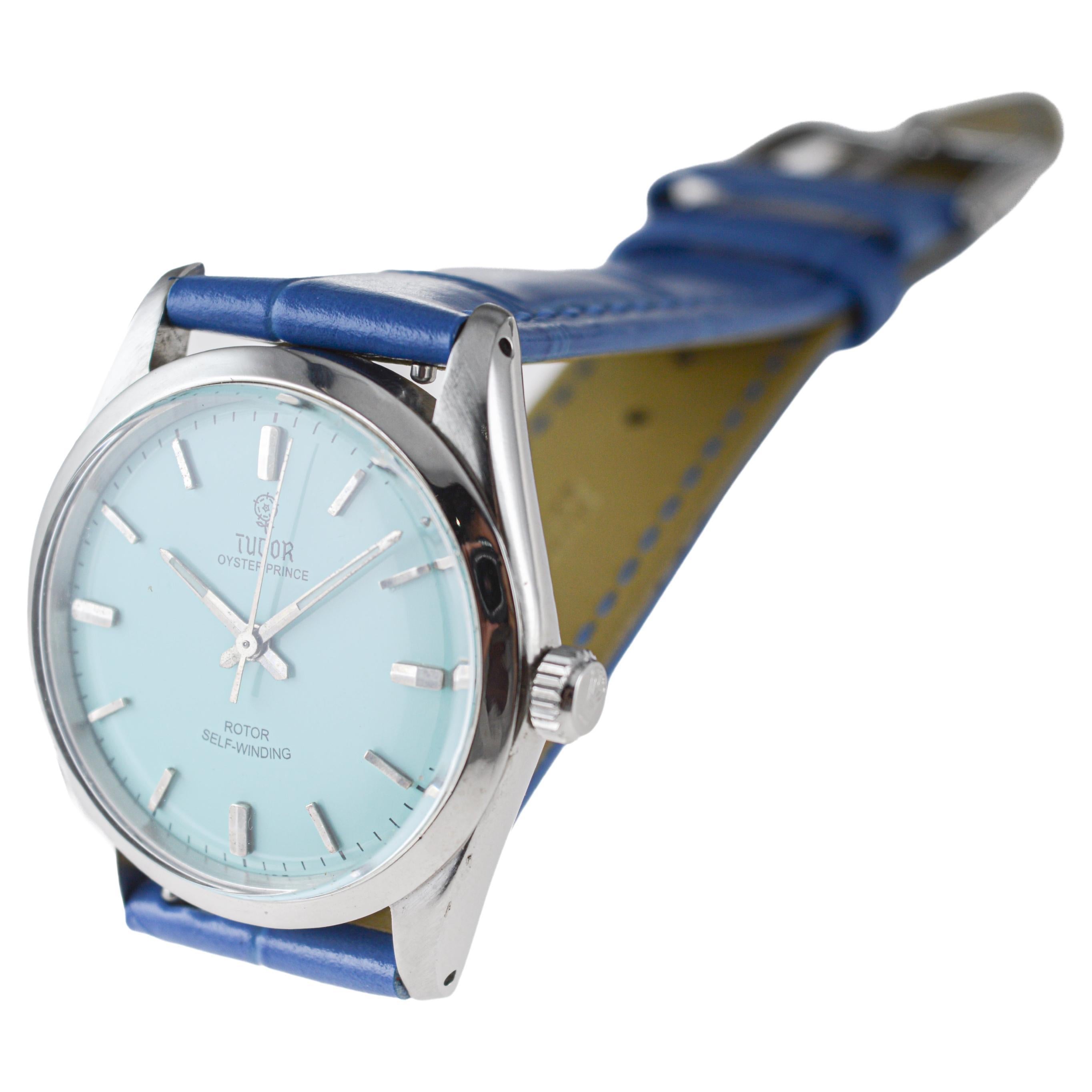 Tudor Stainless Steel with Custom Finish on the Original Dial Original Bracelet 4