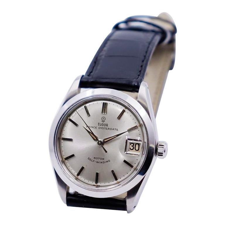 Tudor Steel Prince Oysterdate avec cadran original, années 1970 en vente 3