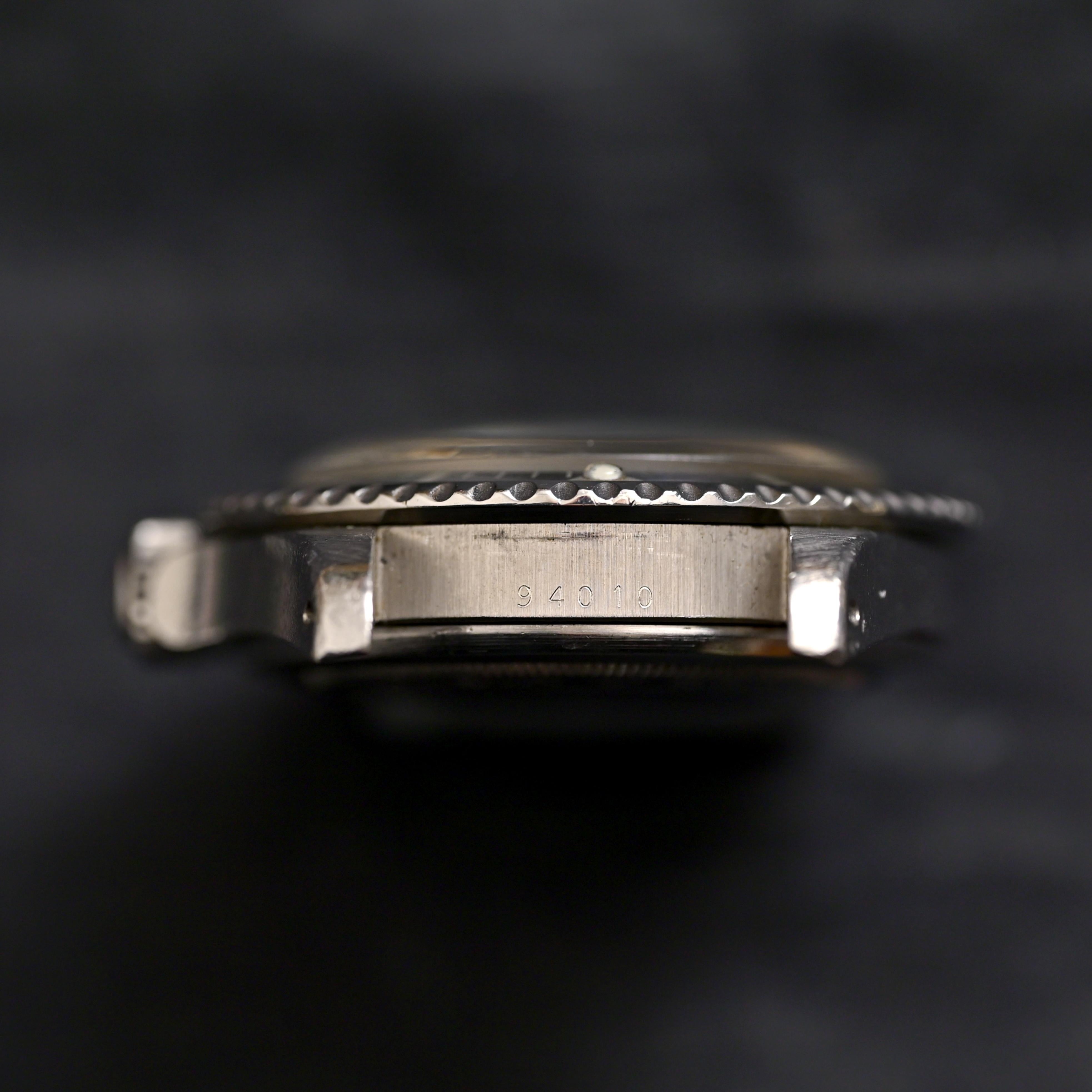 Tudor Steel Submariner No Date Matte Dial Pumpkin Lollipop 94010 In Good Condition For Sale In Central & Western District, HK