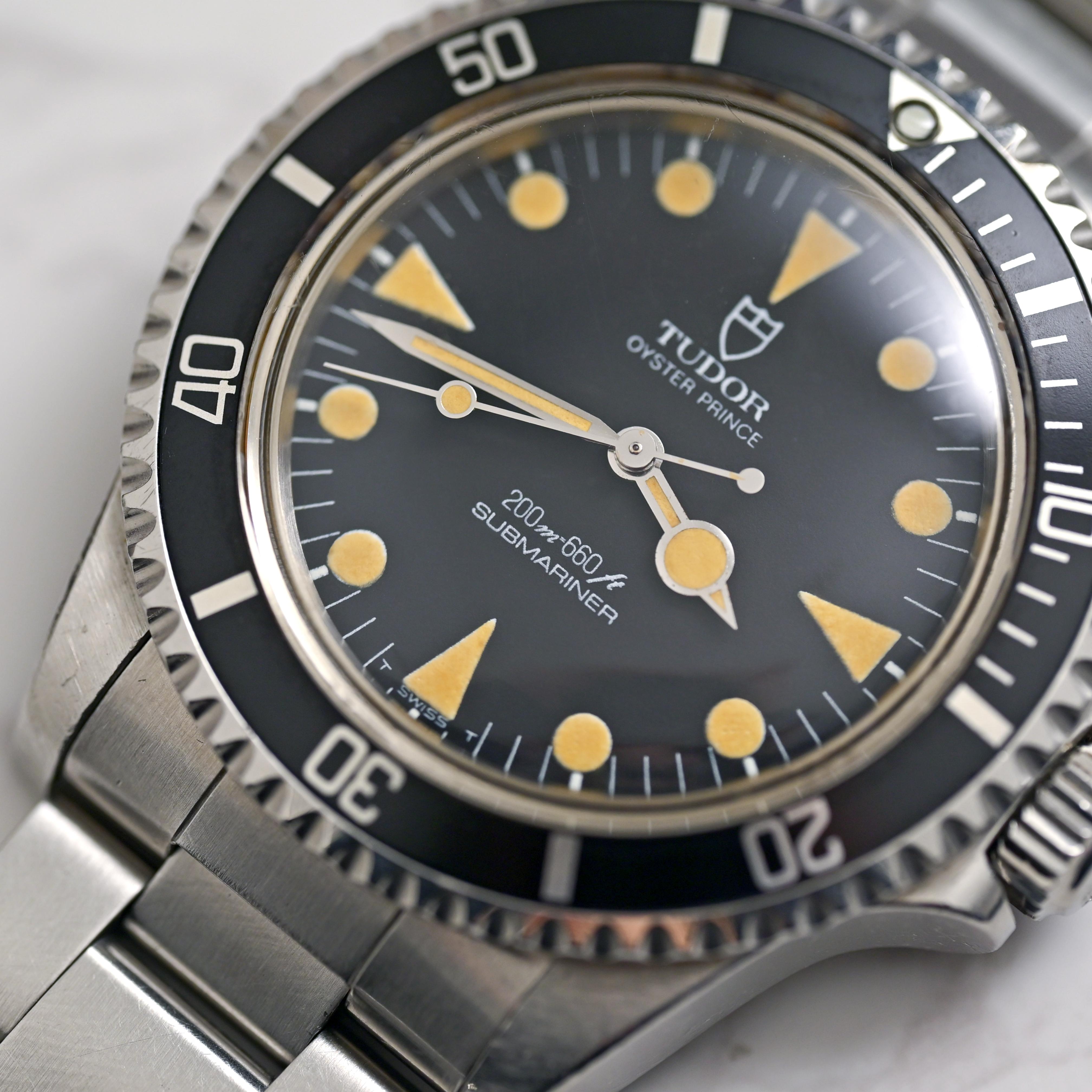 Tudor Steel Submariner No Date Matte Dial Pumpkin Lollipop 94010 For Sale 3
