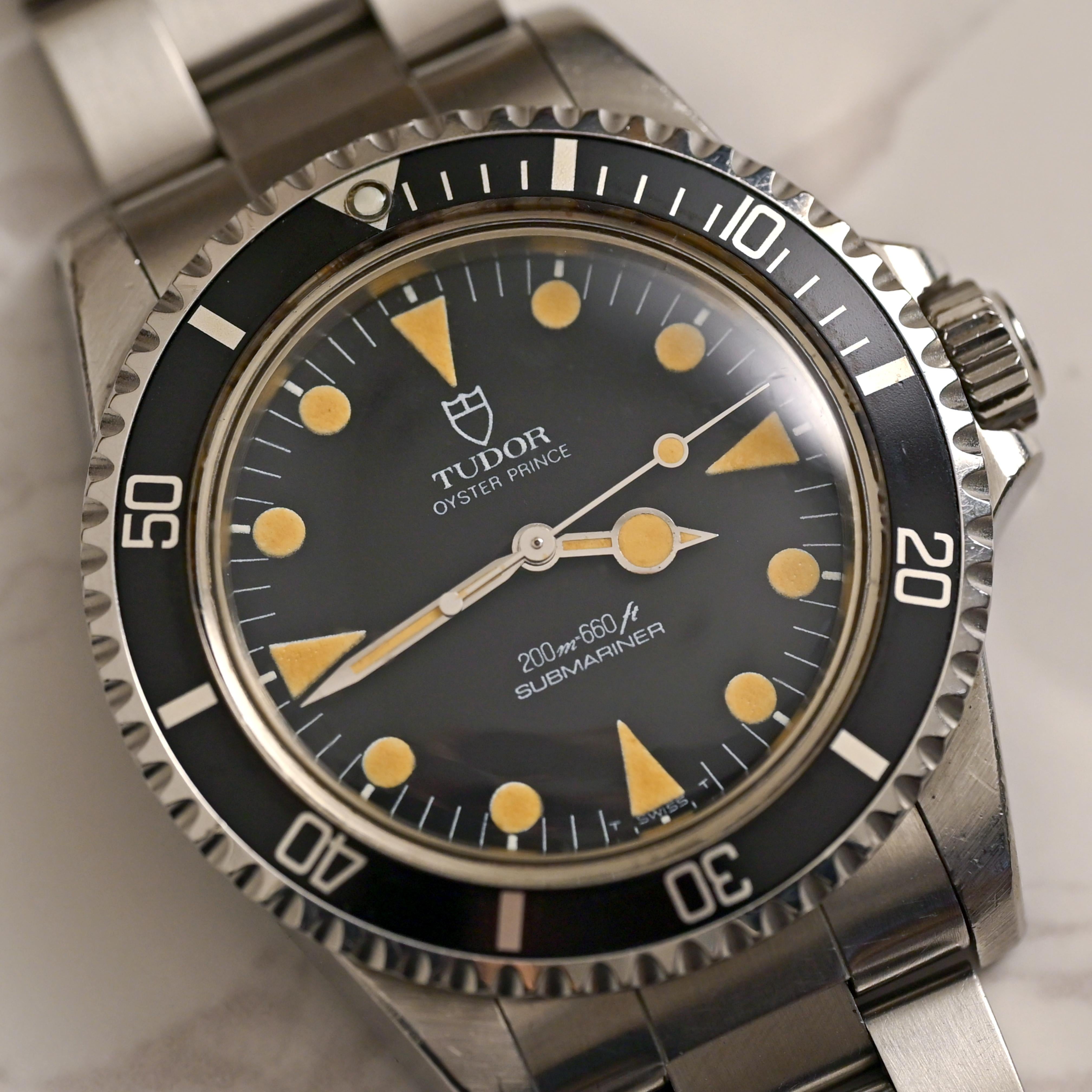 Tudor Steel Submariner No Date Matte Dial Pumpkin Lollipop 94010 For Sale 4