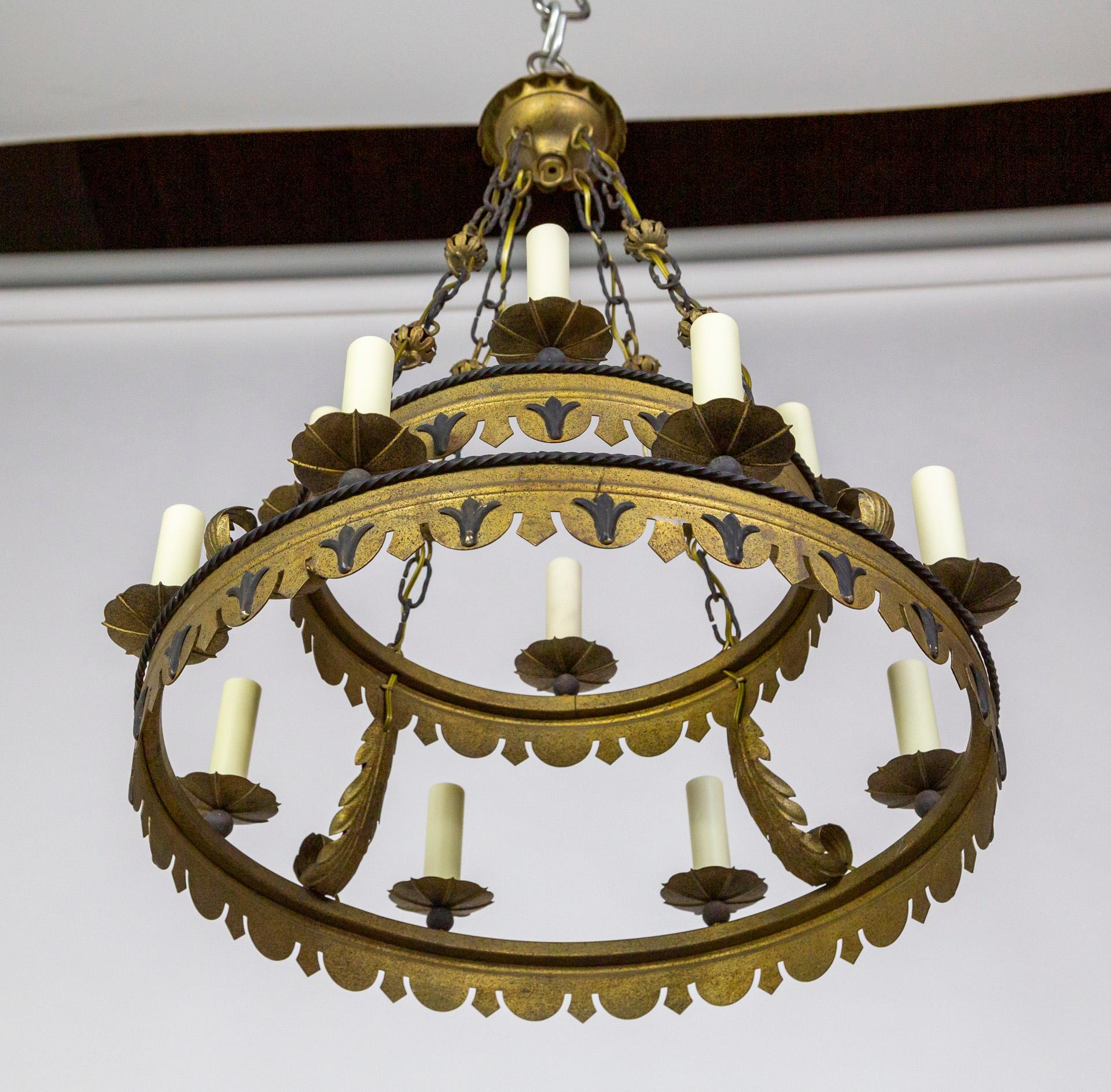 tudor style chandelier