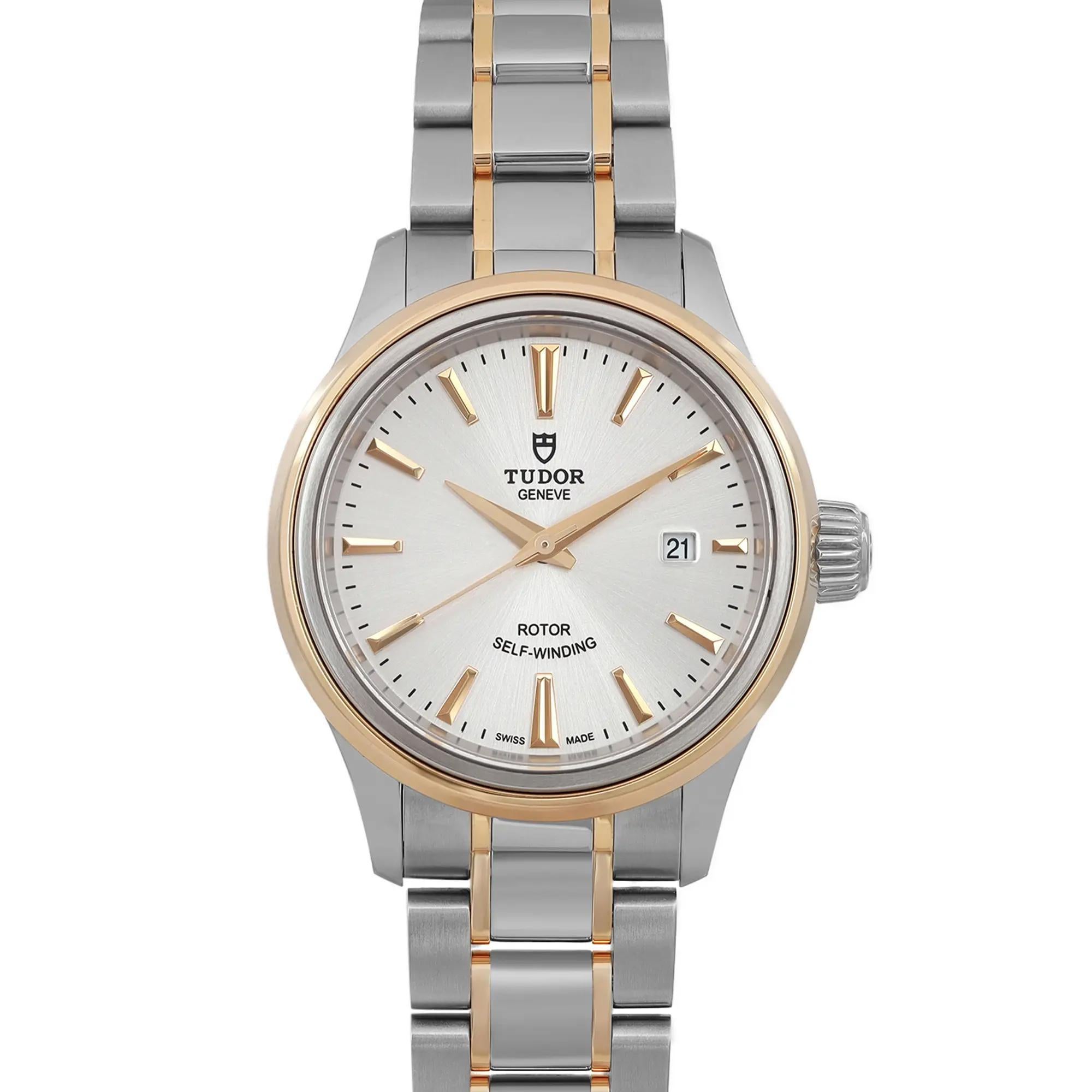 Unworn. Comes with the original box and papers. Open dated card. 

Basic Details
Brand: TUDOR
Type: Wristwatch
Department: Men
Model: Tudor Style
Model Number: 12103-0002
Style: Casual
Year Manufactured: 2020-Now
Vintage: No
Country/Region of