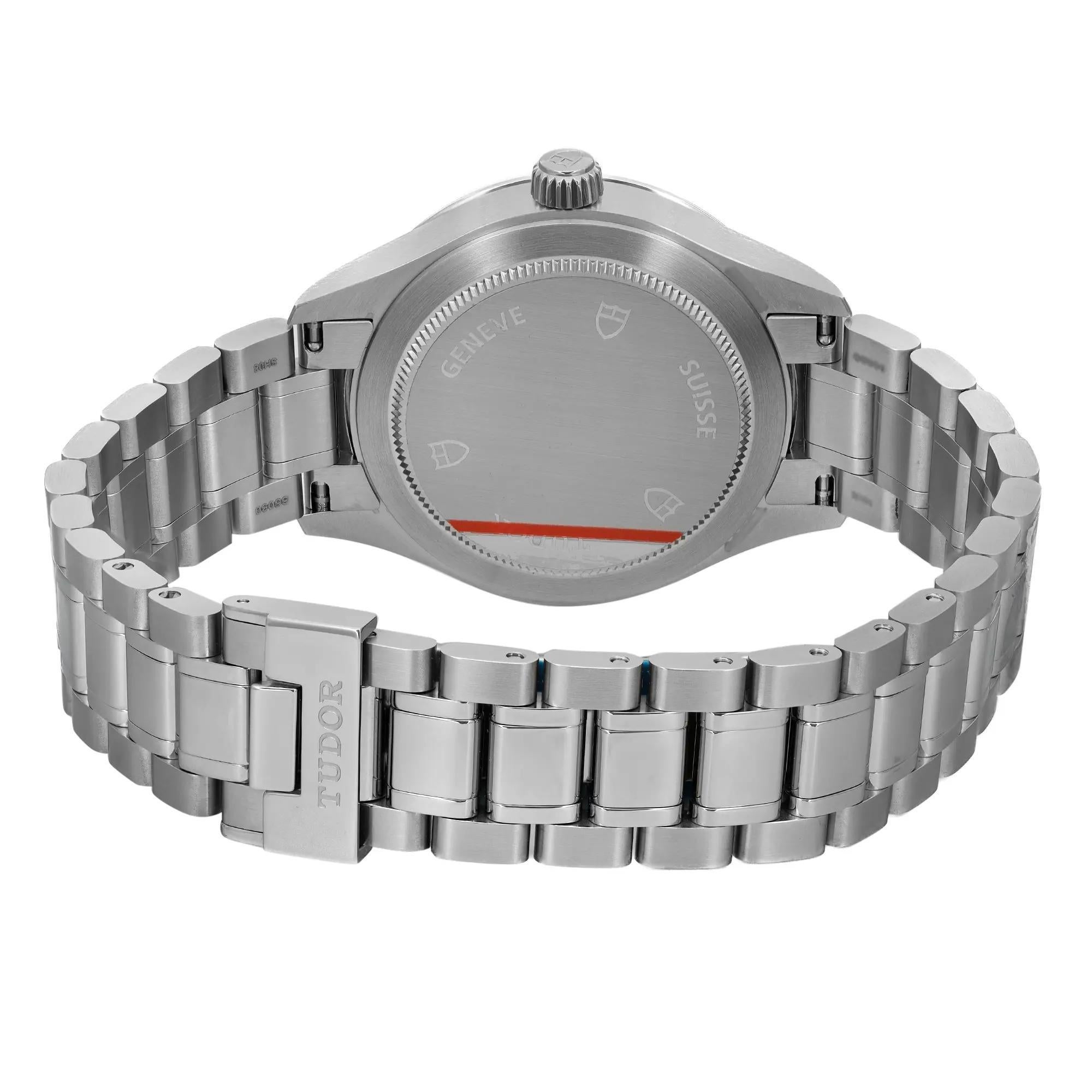 Tudor Style 34mm Stainless Steel Black Dial ladies Automatic Watch 12300-0002 For Sale 2