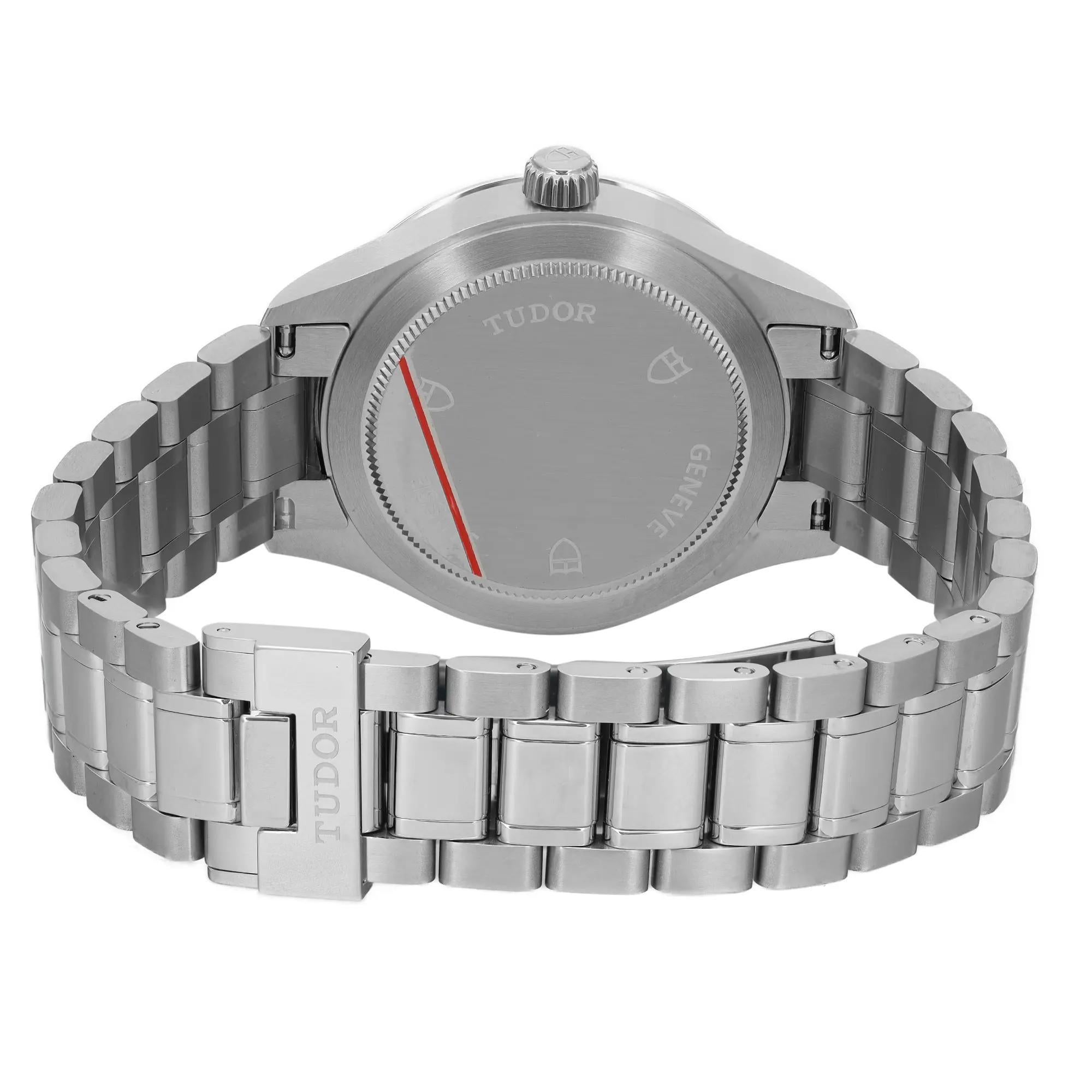 Women's Tudor Style 34mm Stainless Steel Silver Diamond Dial ladies Watch 12300 For Sale