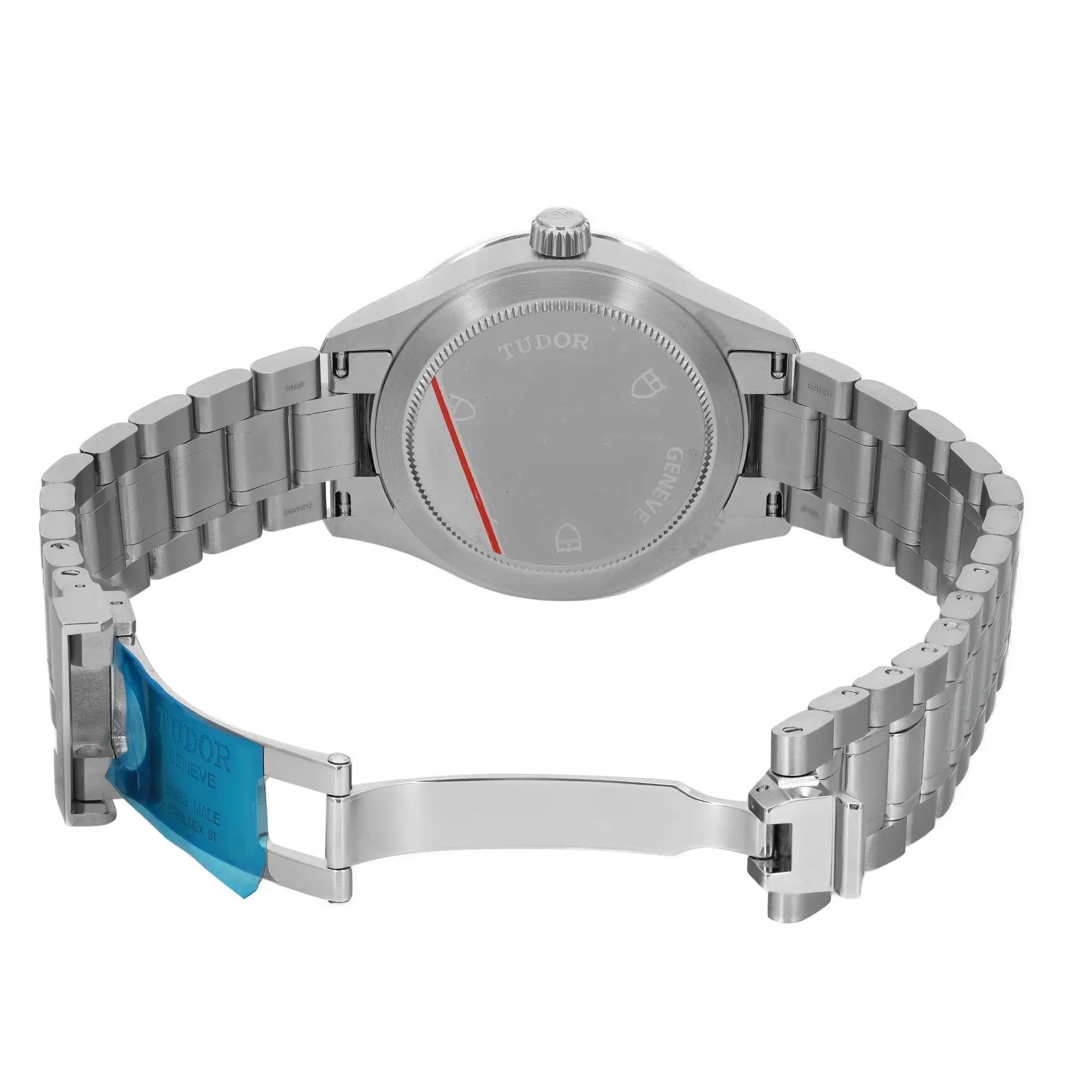Tudor Style 34mm Stainless Steel Silver Diamond Dial ladies Watch 12300 For Sale 1