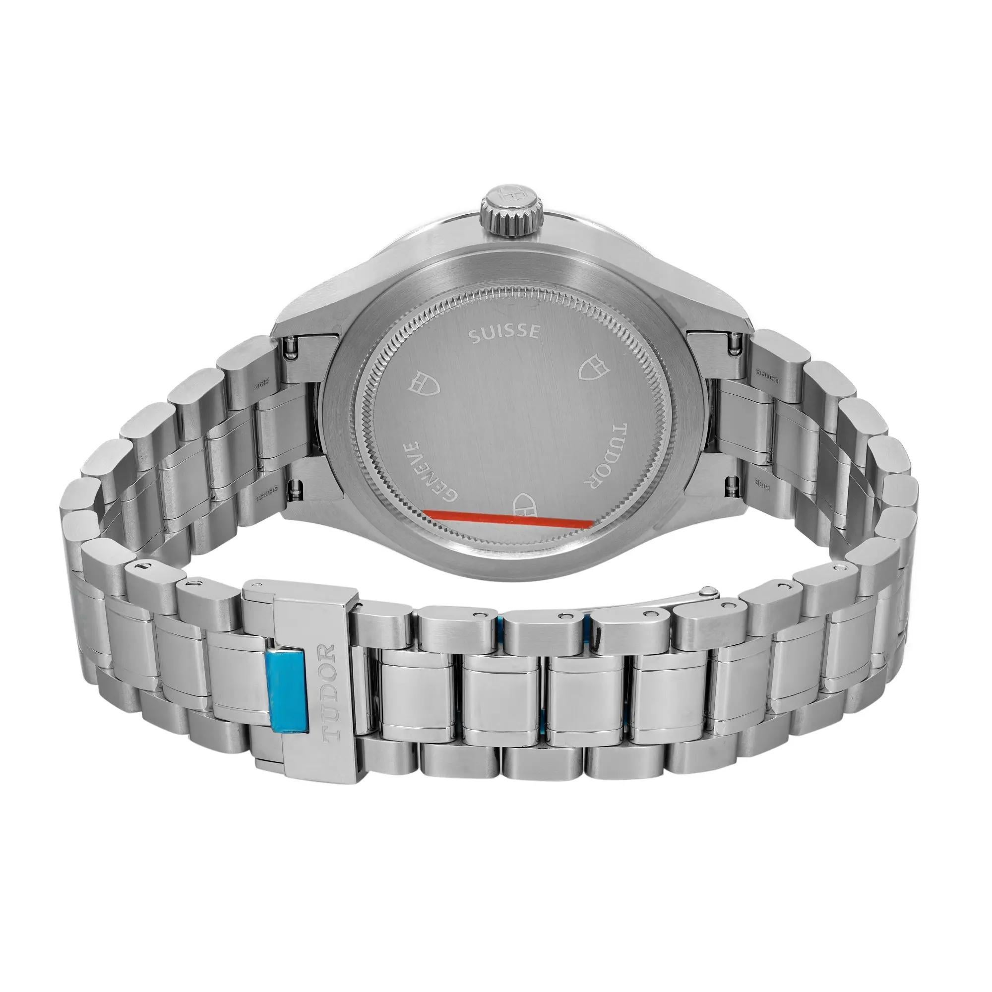 Tudor Style 38mm Stainless Steel Silver Dial Men Automatic Watch 12500-0001 1