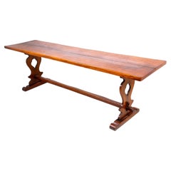 Table de réfectoire style Tudor en chêne